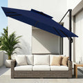 Navy Blue Cantilever Patio Umbrella L438520