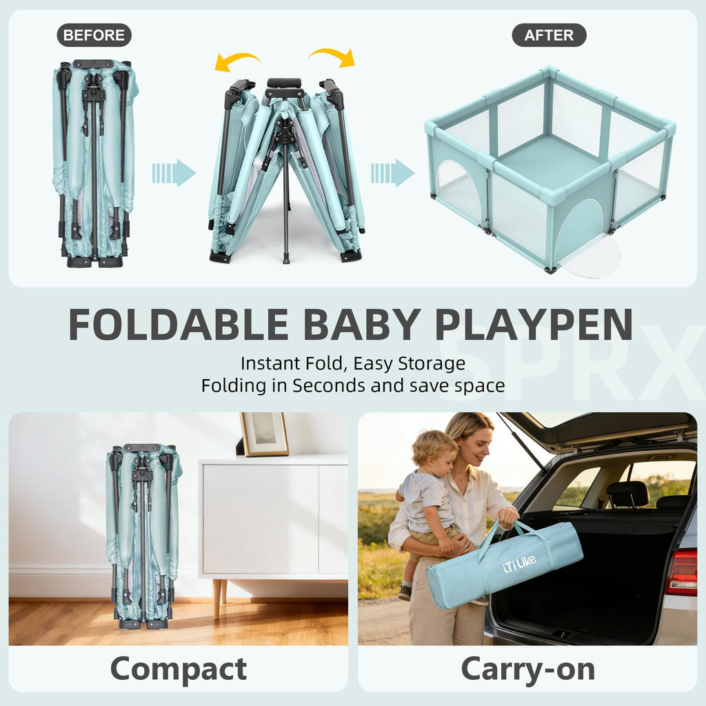Foldable Baby Playpen L30909