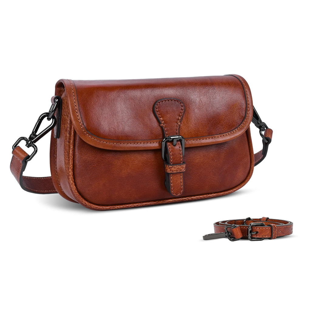 Leather Small Crossbody Bag Z199