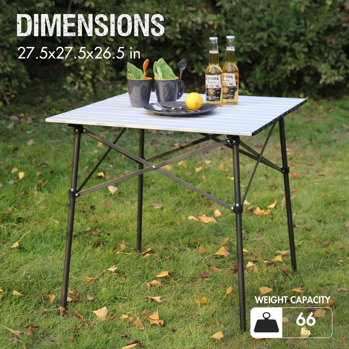 Lightweight Aluminum Folding Table X36973