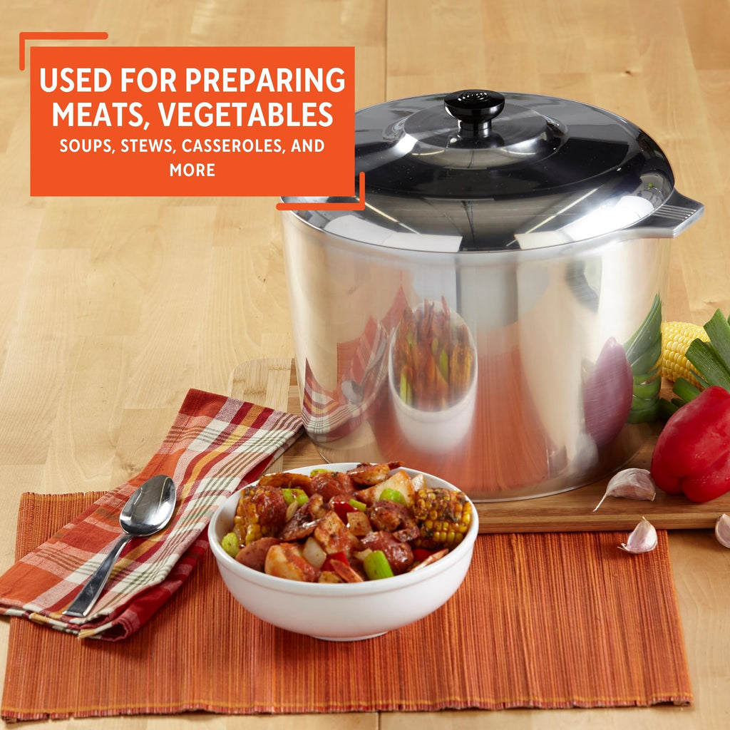 Heavy Duty Aluminum Stock Pot 14 Quart I6316