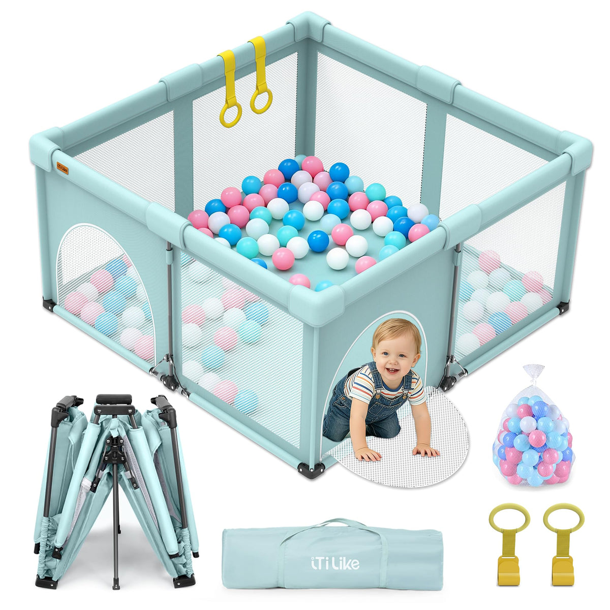Foldable Baby Playpen L30909