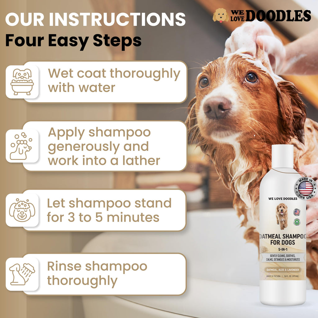 Oatmeal Shampoo & Conditioner for Dogs B3963