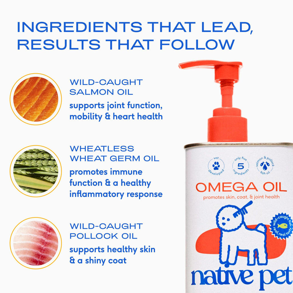 Omega 3 Fish Oil for Dogs & Cats 8oz W175