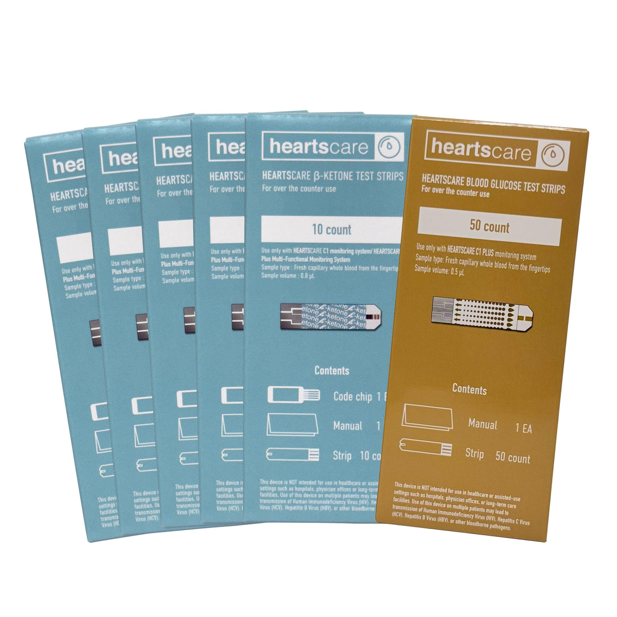 β Ketone Strips and Glucose Strips 50 Count T895479