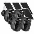 5GHz/2.4G Wireless Outdoor Security Cameras with Solar Panels L3564