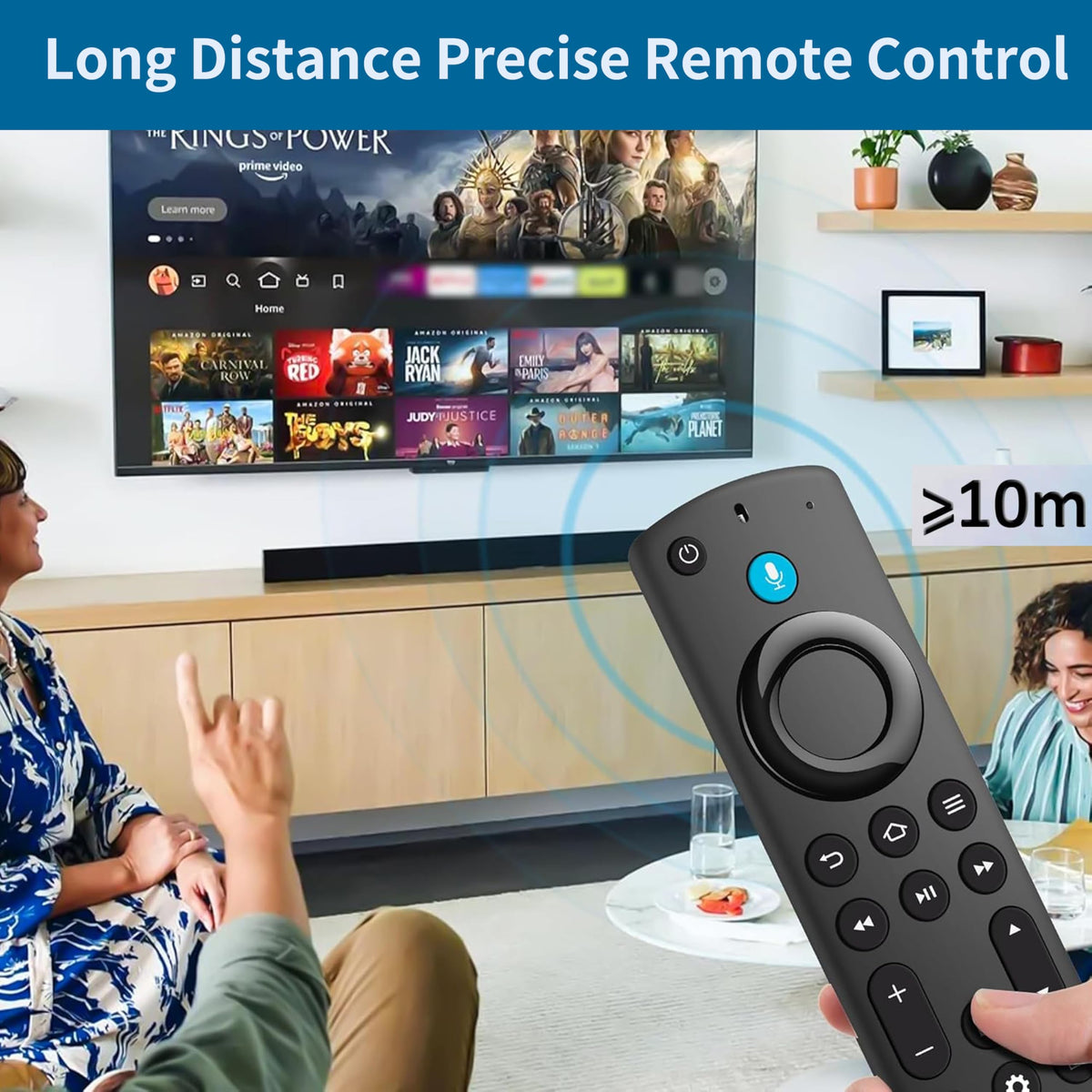 Voice Remote Replacement for Fire TV Stick and Smart TVs X8559