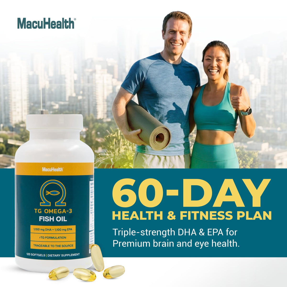 Omega 3 Fish Oil 1100mg DHA 1100mg EPA X75328