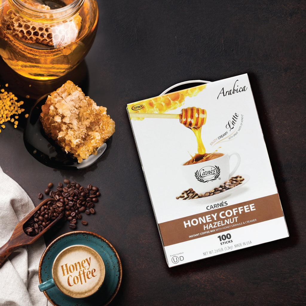 Hazelnut Instant Coffee With Honey, 2.65 Pounds O722