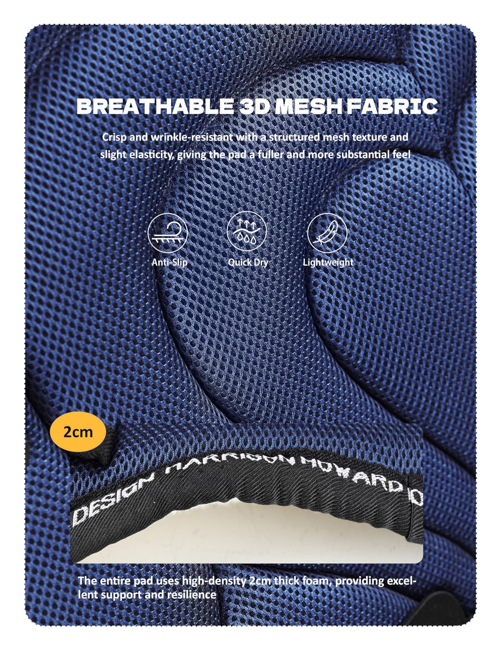 Mesh Bareback Horse Riding Pad with Girth D70962