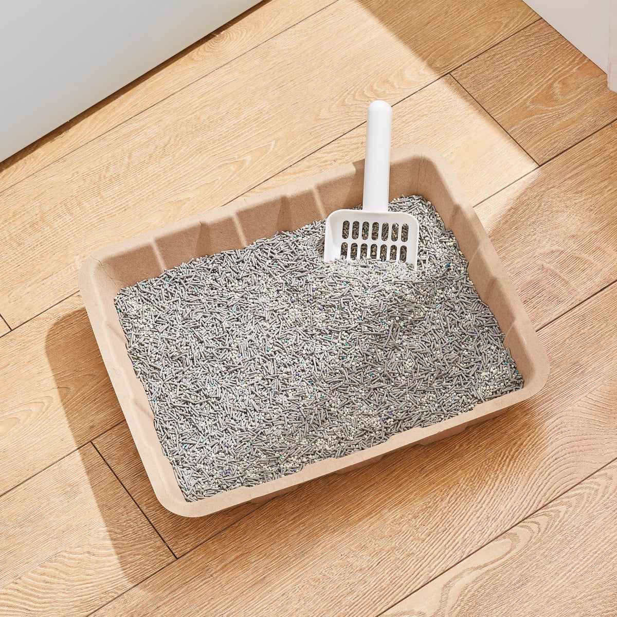 Disposable Cardboard Cat Litter Boxes 5 Pack F1435