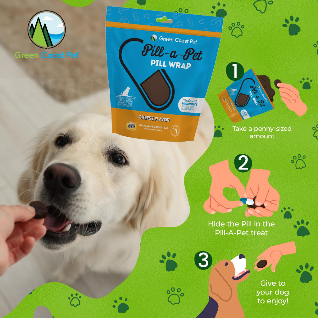 Cheese Flavor Dog Pill Wrap X6400