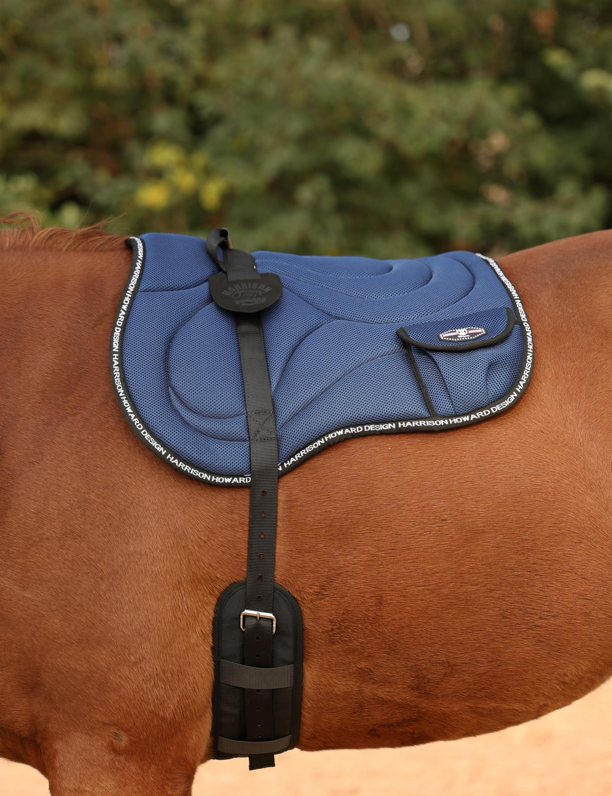 Mesh Bareback Horse Riding Pad with Girth D70962